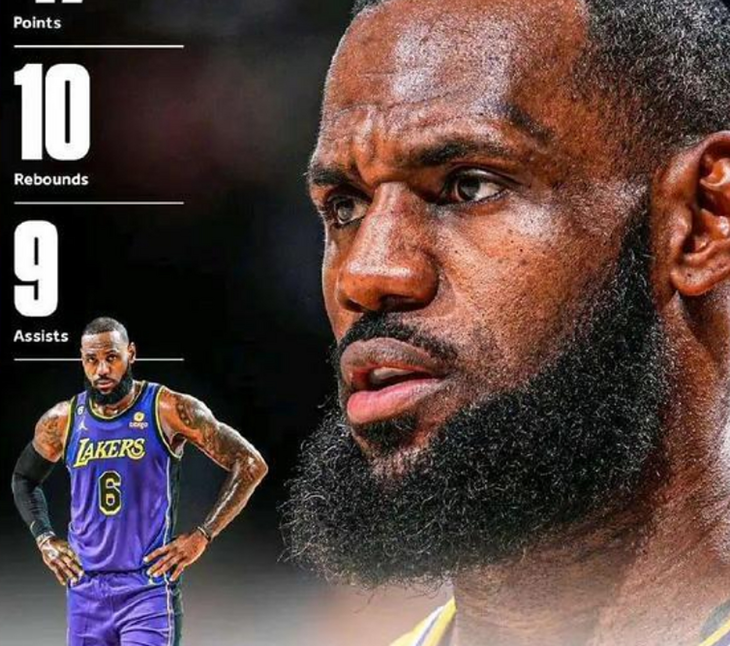 湖人主场大胜老鹰，詹姆斯砍下全场最高分